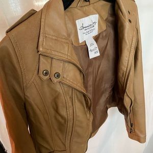 Women’s Tan Leather Jacket